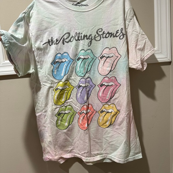Tye dye the Rolling stones T-shirt - Picture 1 of 4